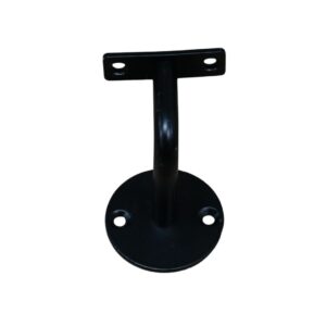 Handlaufhalter | Schwarz | Mit Schraublöchern