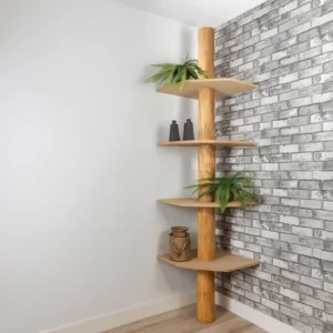 Boomstam Hoekkast Einar Old Naturel 85x60x250 (4)