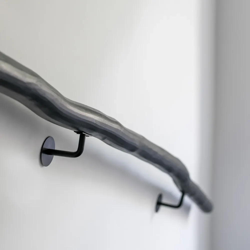 Boomstam Trapleuning Black kromming (2)