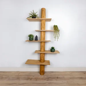 Boomstam Wandkast Einar Old Naturel 110x30x250