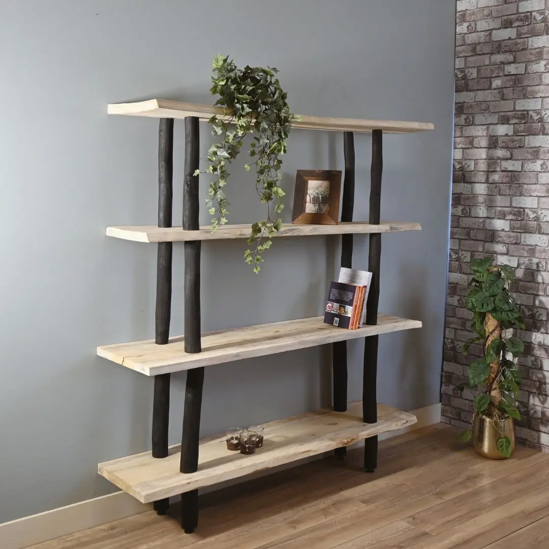 Boomstamkast Kiran Zwart Naturel 155cm