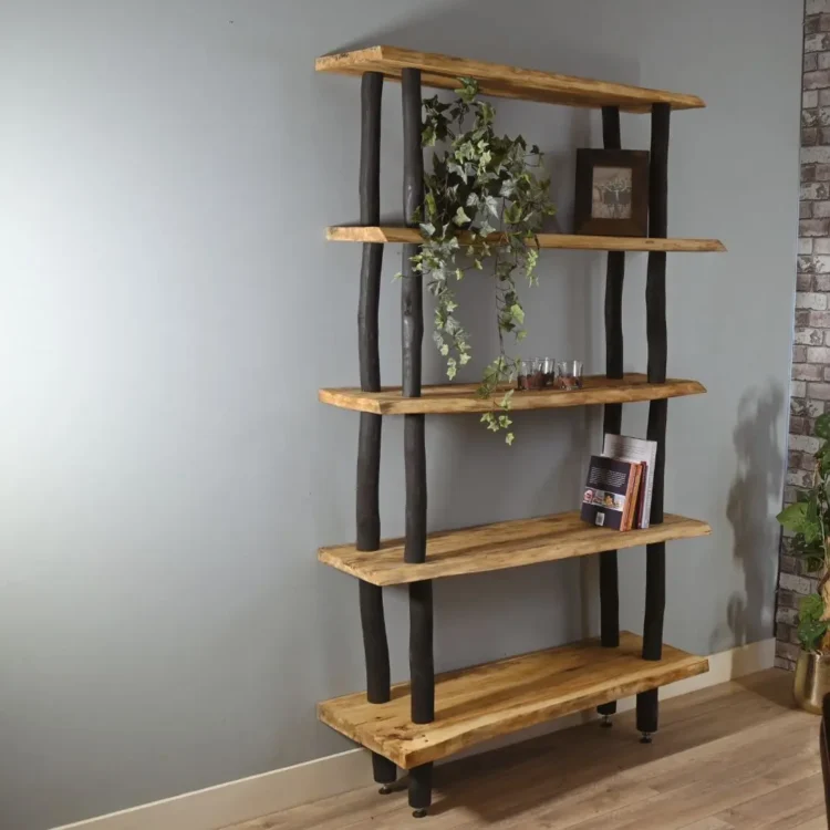 Boomstamkast Magnus Zwart Old Naturel 200cm