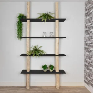 Boomstamwandrek Magnus NaturelZwart 250 cm