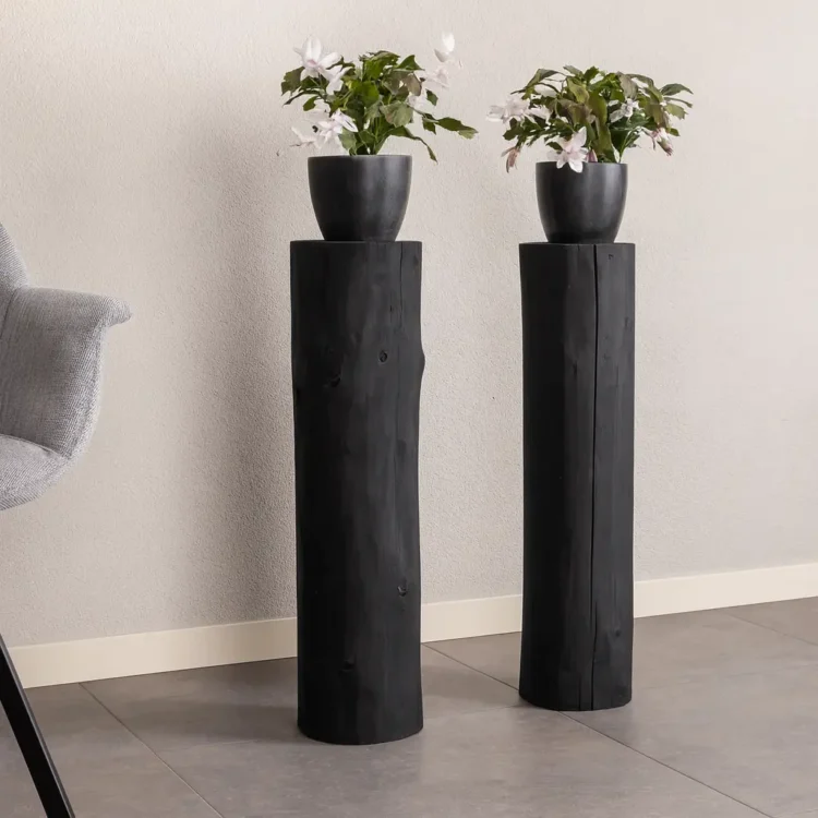 Boomstamzuil Vigo Zwart (4)