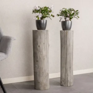 Boomstamzuilen Grey 70 cm