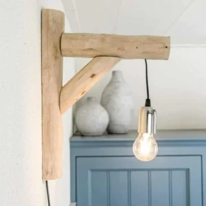 Houten Muurlamp