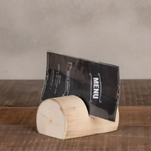 Houten menukaarthouder Duchesse 10cm