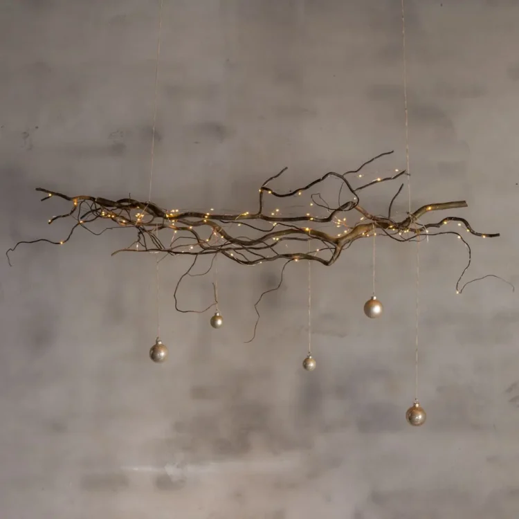 Kerstguirlande Decotakken Naturel 150cm