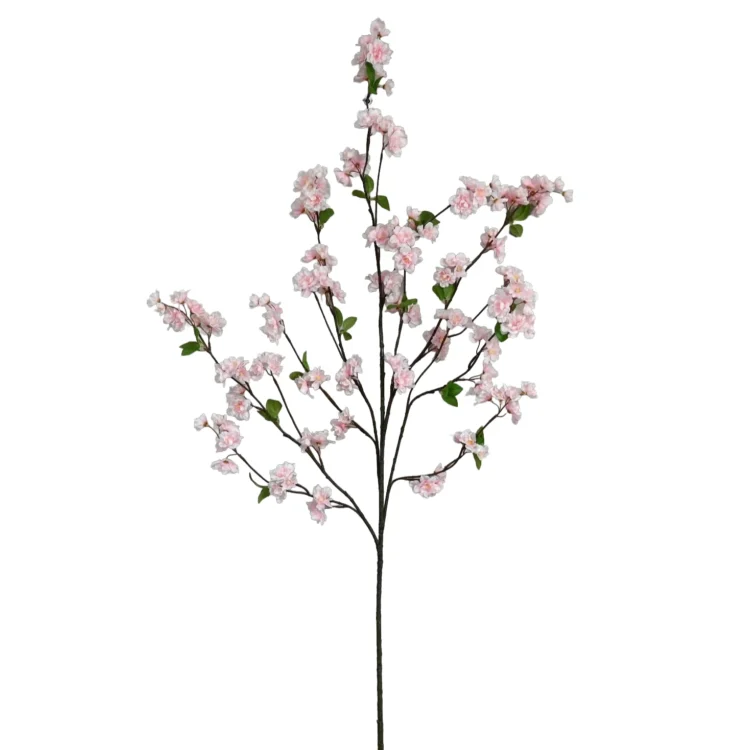 Kunst Prunusbloesemtak roze_Wit