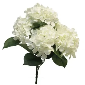 Kunst bos Hortensia Wit 45 cm