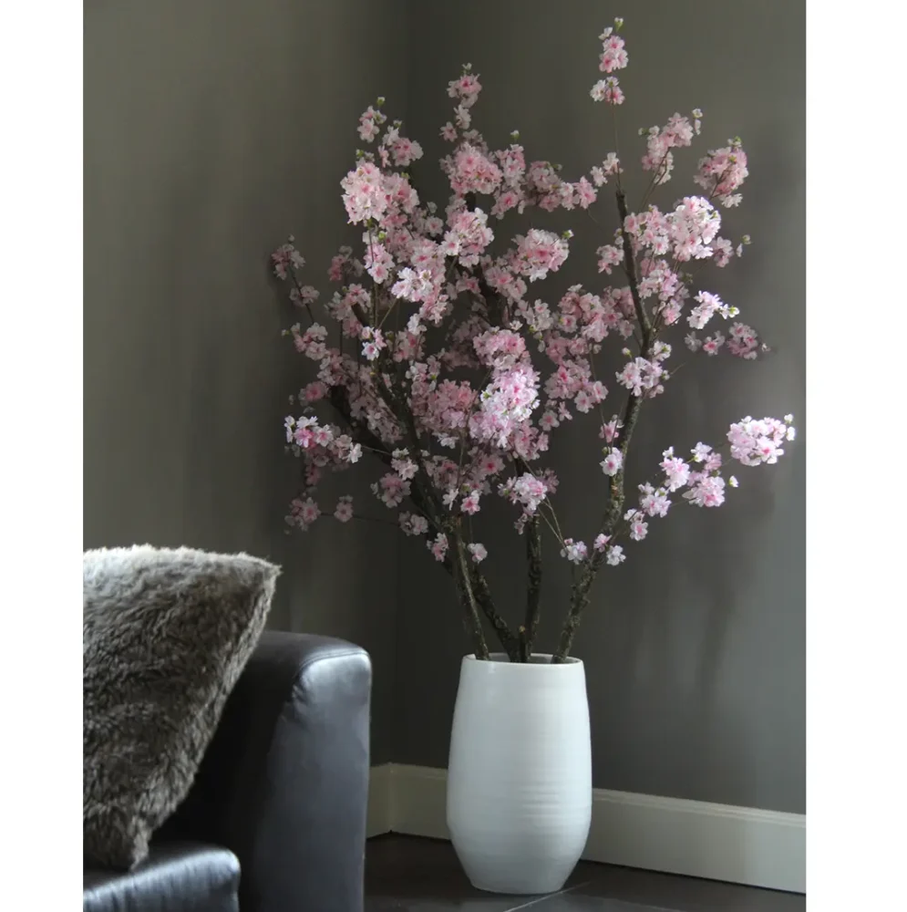 Roze bloesemboom Suze met pot naar keuze Large 150cm