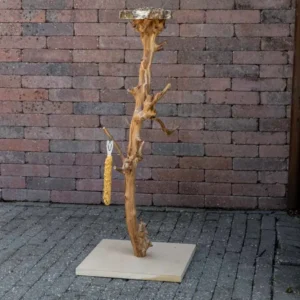 Vogelboom Luna 75 cm mjet voederplateau