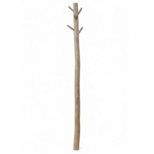 Wandkapstok 6 houten haken 165 cm Grey